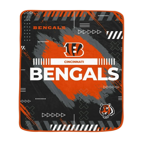 Pegasus Cincinnati Bengals 60" x 72" Game Tech Ultra Cozy Blanket