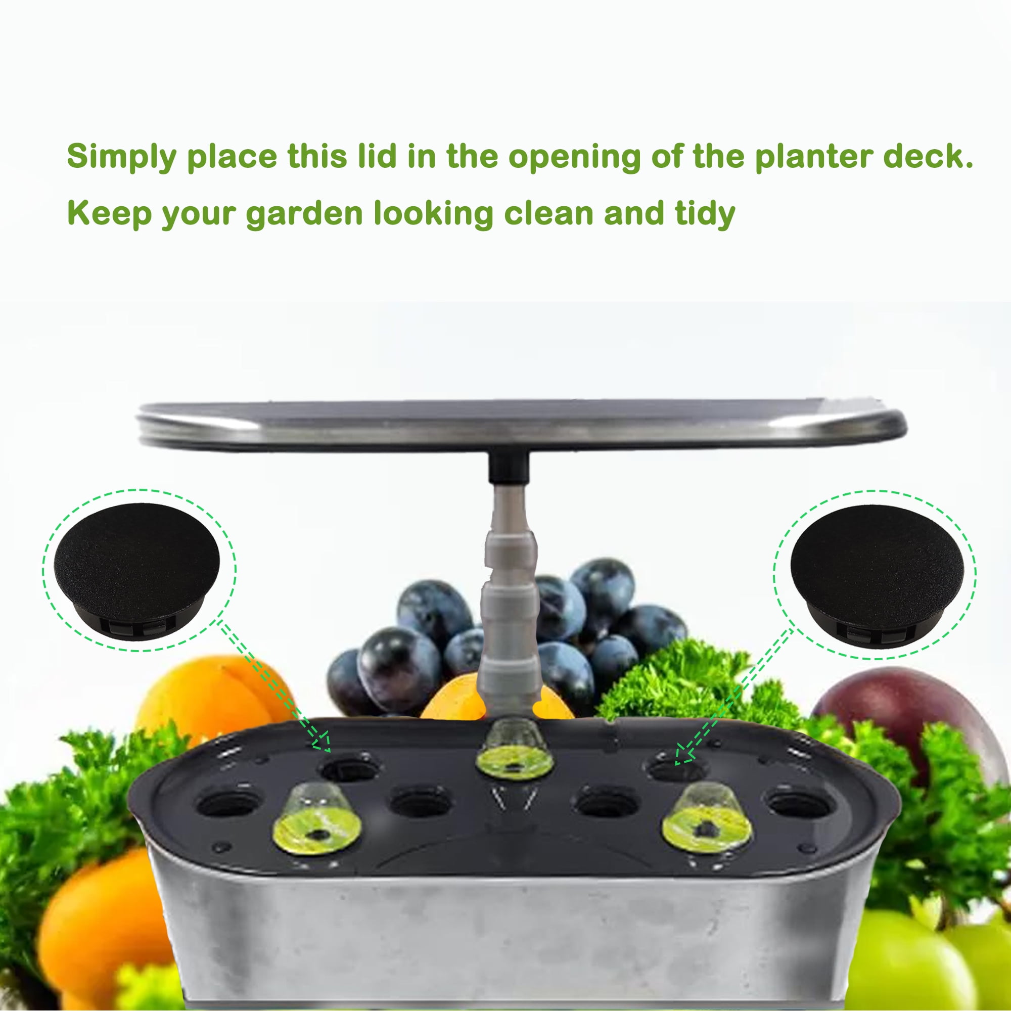 Aero-Garden Ersatzpumpe 2 Stück - Ultra-leise Hydrokultur Pumpe Mit 20 Filtern