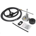 thumbnail image 1 of Boat Rotary Steering System Outboard Kit 14 Foot SS13714 Marine With 13" Wheel, 1 of 9