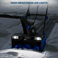 thumbnail image 2 of 20in Corded Electric Snow Blower, 15A Brushless Motor, 25FT Throw Distance, 180° Chute, LED Lights for Driveway Walkway Deck, 2 of 7