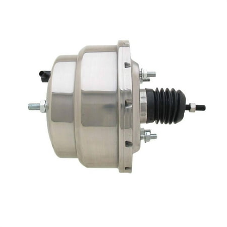 Dual Diaphragm Power Brake Booster, 8 Inch, Chrome
