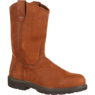 Servus Men's 12" Neoprene Work Boots - Waterproof, Chemical-Resistant & Slip-Resistant (Copper/Tan)