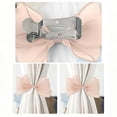thumbnail image 7 of Boovnll Curtain Tiebacks, Sheer Organza Bow Window Drape Holdbacks, No Drill Cute Curtain Tie Backs for Sheer Curtain Bedroom Living Room,6x4in, 7 of 7