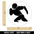 thumbnail image 2 of Football Player Running Solid Self-Inking Rubber Stamp Ink Stamper - Black Ink - Medium 1 Inch, 2 of 7