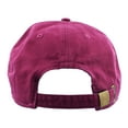 thumbnail image 3 of Gelante Adult Unisex Baseball Hat Cap 100% Cotton Plain Blank Adjustable Size. Fuchisa, 3 of 3