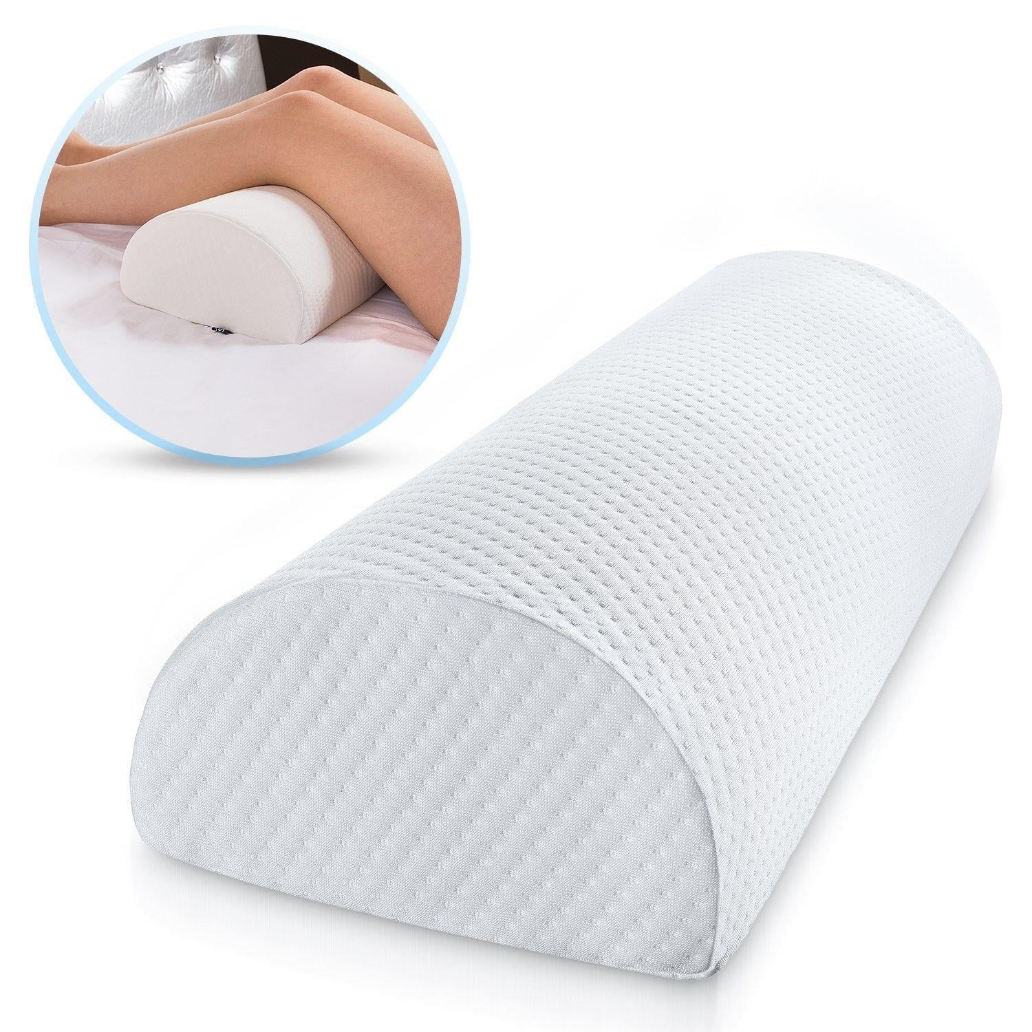 Zimtown Half Moon Bolster Pillow Knee Pillow for Back Pain Relief