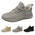 thumbnail image 3 of CPNG Men Slip On Running Shoes Lightweight Tennis Soft Sole Casual Shoes Non Slip Gym Workout Yoga Tennis Mesh Sneakers Breathable Slip-on Walking Sneakers, 3 of 6
