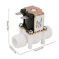 thumbnail image 2 of Dc12V Normally Closed Water Solenoid Valve G1/2-Inch Plastic Electrical Solenoid Valve Dispenser, 2 of 5