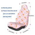 thumbnail image 3 of Balery Rabbit And Carrot Funda de Asiento para Auto con Diseño - Cubierta Frontal Suave y Transpirable con Protector Antideslizante- 1 Unidad, 3 of 5
