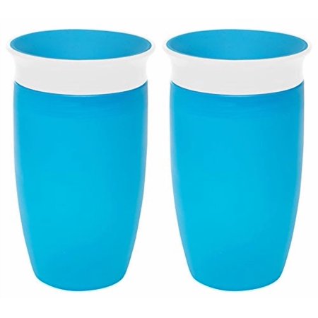 Munchkin Miracle 360 Sippy Cup, Blue, 10 Ounce, 2 Count