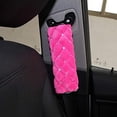 thumbnail image 7 of eing Plush Handbrake Cover Gear Shift Cover Seat Belt Cover 3 PCS/Set Car Interior Set Accessories Decor,Pink, 7 of 7