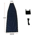 thumbnail image 2 of Blue Textilene Replacement Seat for Hanging Swing Chair 64x197x23cm Precise Fit Indoor Outdoor, 2 of 5
