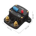 thumbnail image 4 of HINTRMENT 1Pcs Circuit Breaker For Car Multi Color Rectangular Shape Overload Protection Manual Reset 3.15In, 4 of 5