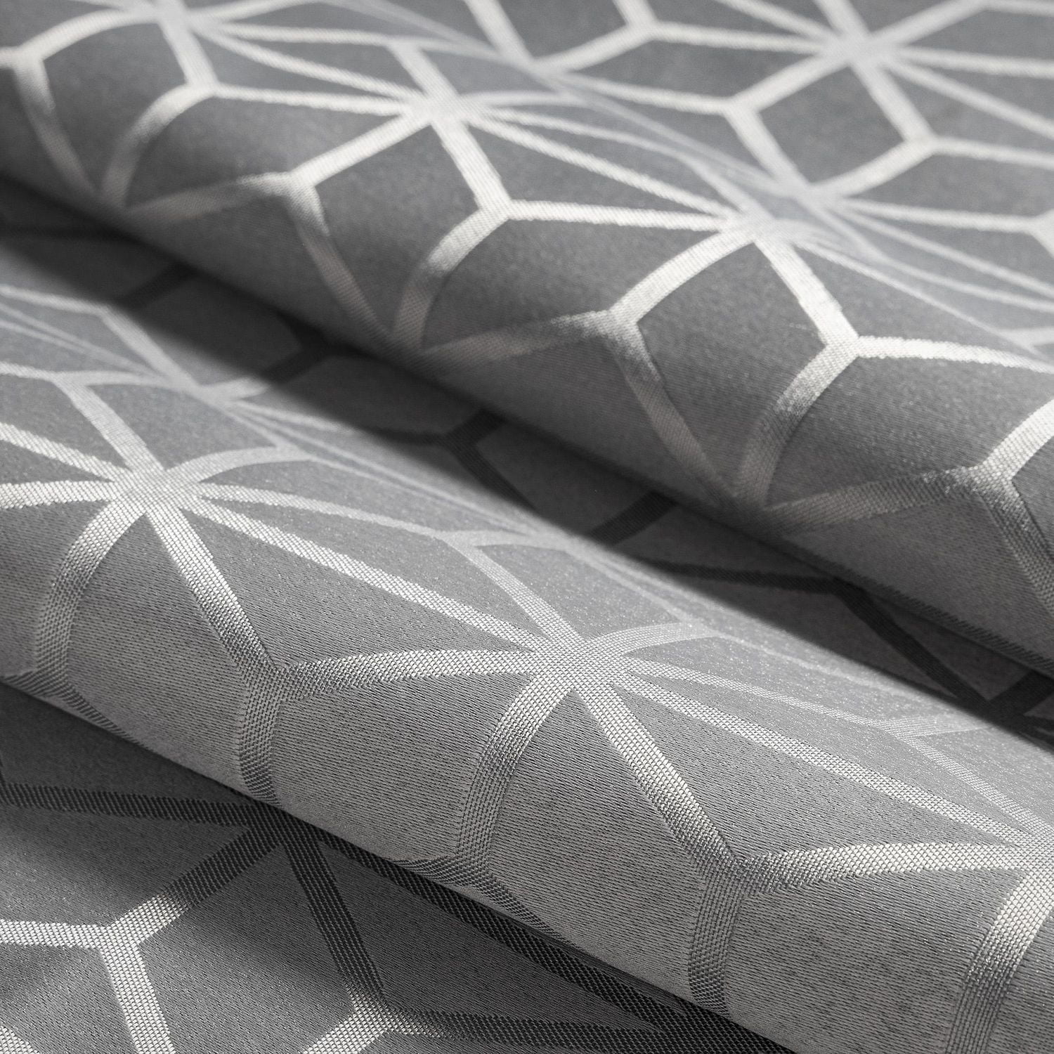Safdie & Co. Curtain Woven Blackout 54X84L Gray Geo