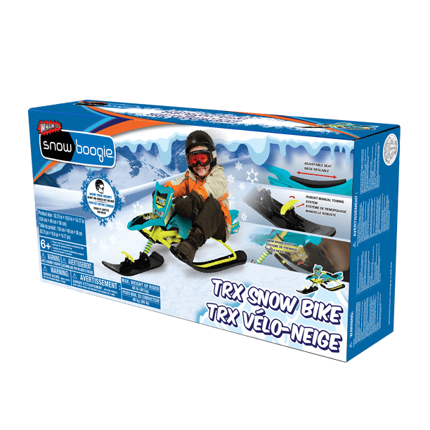 ROLLING ROCK WHAMO スキースノーボードスクータースノースクート Wham-O SB TRX Snow Bike Sled Steering Snow Sled for Kids Outdoor