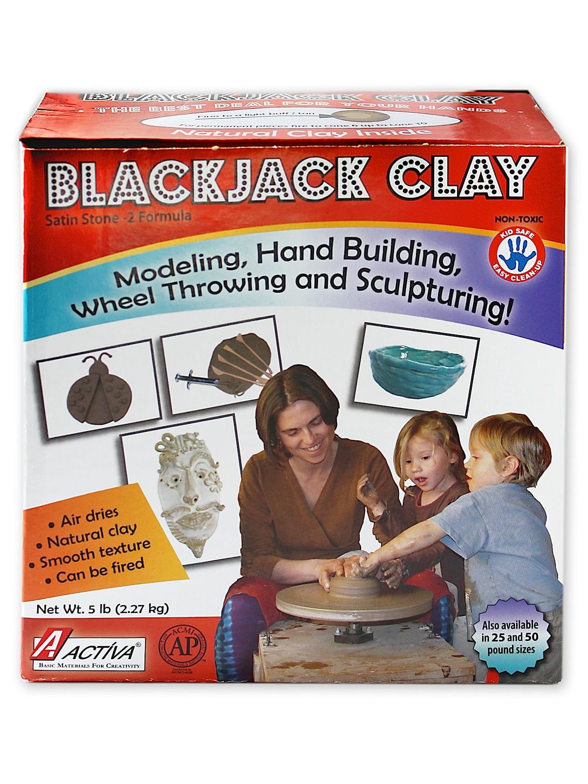 Blackjack Clay 5 lb. (pack of 2)
