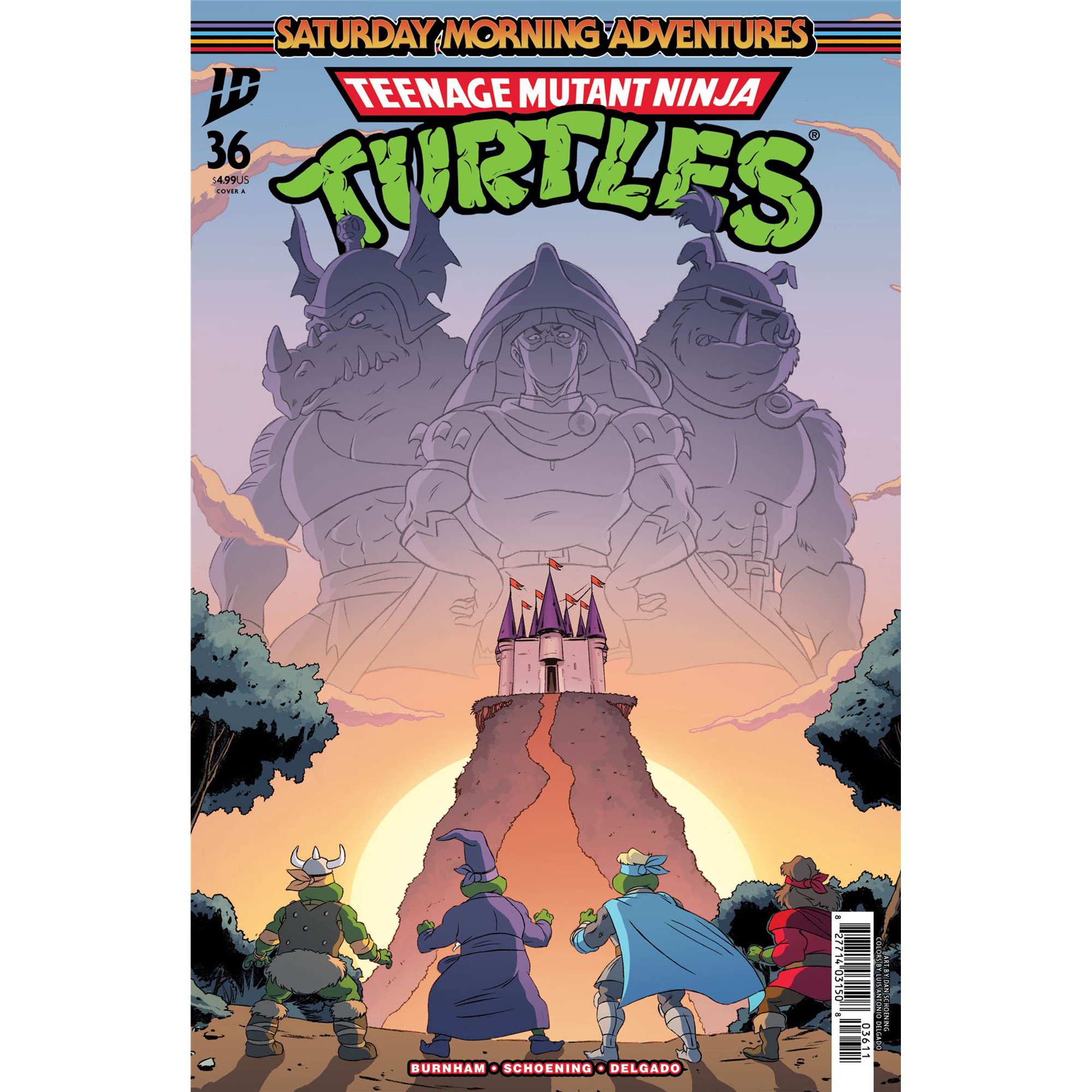 Teenage Mutant Ninja Turtles: Saturday Morning Adventures #36 Cover A (Schoening) IDW Publishing Comic Book 2026