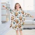 thumbnail image 5 of Dailycode Wearable Blanket Hoodie Oversized Sherpa Flannel Blankets with Pocket for 3-14 Year Old Cute Cartoon Bee, 5 of 7