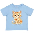 thumbnail image 3 of Inktastic Retro Kitty Cat Flowered Girls Toddler T-Shirt, 3 of 5