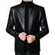 thumbnail image 4 of Chaqueta de cuero Chaqueta de cuero para hombre Abrigo casual para hombre Otoño e invierno Chaqueta de cuero para hombre, 4 of 4