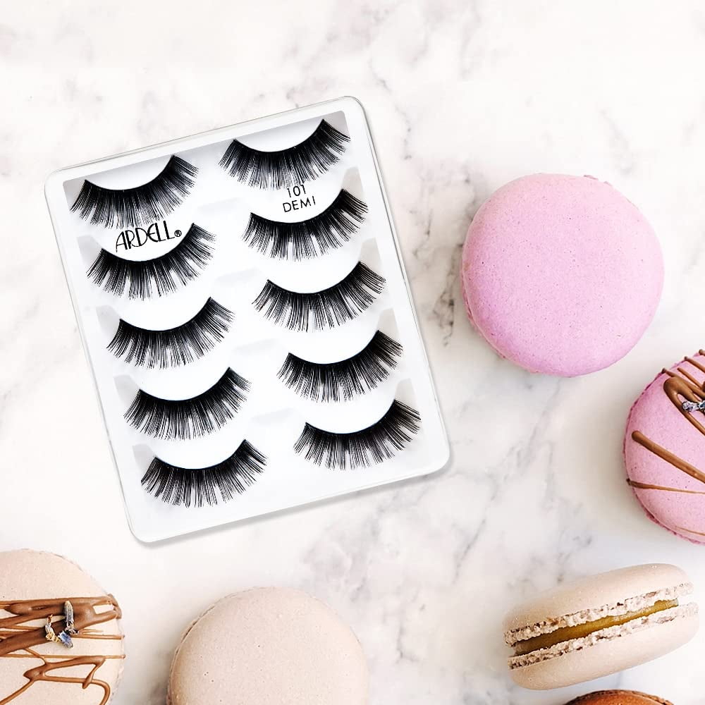 Ardell False Eyelashes Natural 101 Black, (5 Pairs Per Pack) 2 Pack