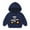 Navy, variant on Trupants Toddler 4T Red Kids Hoodie - 3D Tractor Appliqué, Quick-Drying Easy Care