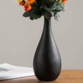 thumbnail image 4 of Jarrón de cerámica decorativo Ikebana con flores artificiales negro Xemadio YQ-1560, 4 of 7