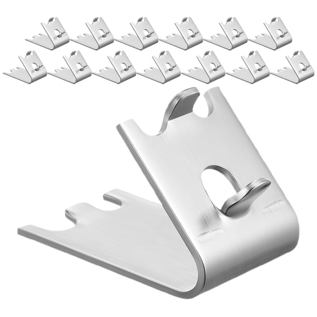 IDEANATEGRATE 14Ud Clips Metálicos Para Soporte De Estantes En Refrigerador Y Congelador, Resistentes Y Duraderos