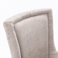 thumbnail image 7 of EHANCIS Fabric Upholstered Side Chairs Set of 2 ,High-Back Dining Chair with Solid Wood Frame and Nailhead Trim Legs, Suitable for Kitchen and Dining Room(Beige), 7 of 7