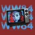 thumbnail image 2 of Women's Wonder Woman 1984 Caught on TV  Graphic Tee Red 2X Large, 2 of 4
