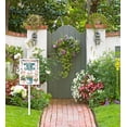 thumbnail image 5 of Eveokoki Welcome To My Garden Sign with Stake, Welcome Decoration Yard Art Decor, Indoor Outdoor Decorative Aluminum Lawn Ornament for Yard Pathway Patio Backyard, 5 of 6