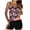 #2_Multicolor, variant on Two Piece Bathing Suit for Womens U Neck Tankini Swimsuits Self Tie Spaghetti Straps Swim Suits Low Rise Tummy Control Bikini Set Pool Party Beach Vacation Swimdress