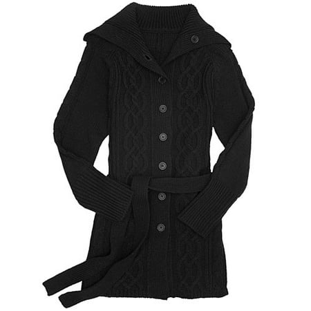 Faded Glory - Women's Knit Car Coat