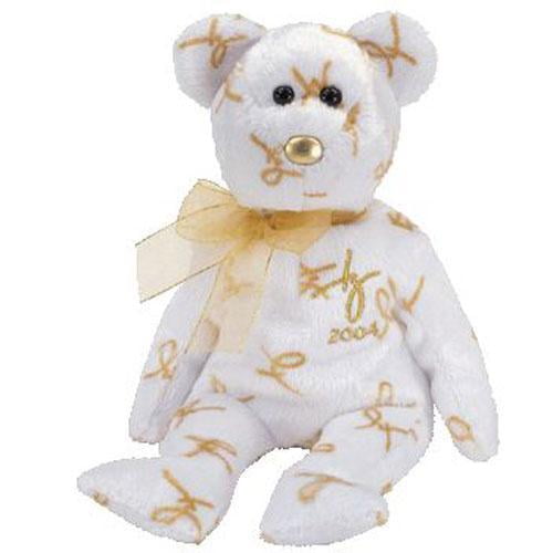Ty Beanie Baby: 2004 Signature Bear | Stuffed Animal | MWMT