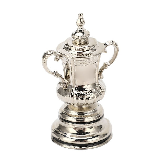 Copa de trofeo de fútbol, trofeo de minijuego de fútbol, adornos de trofeo de fútbol, copa de trofeo de metal para competición de fútbol, diseño revolucionario