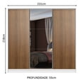 thumbnail image 3 of Ropero Closet Madesa 3 Puertas 1 Espejo B/M, 3 of 5