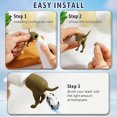 thumbnail image 2 of 2Pcs Funny Pooping Dog Butt Toothpaste Dispenser - Creative Reusable Toothpaste Squeezer Caps for Kids & Adults, 2 of 5