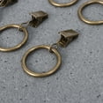 20 PCS Drapery Rings Easy to Use Curtain Rings Curtain Loop with Clip