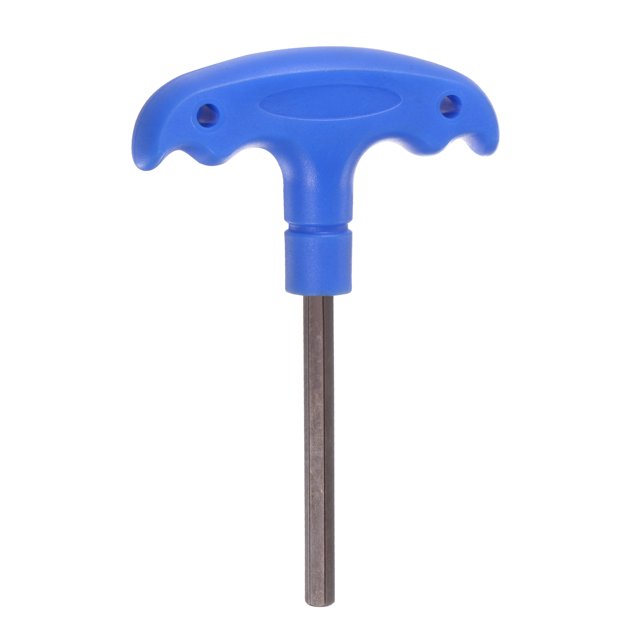 Unique Bargains H6 T-Handle Hex Key Wrench 6mm S2 Steel T-Key Inner Hexagon Spanner Repair Tool