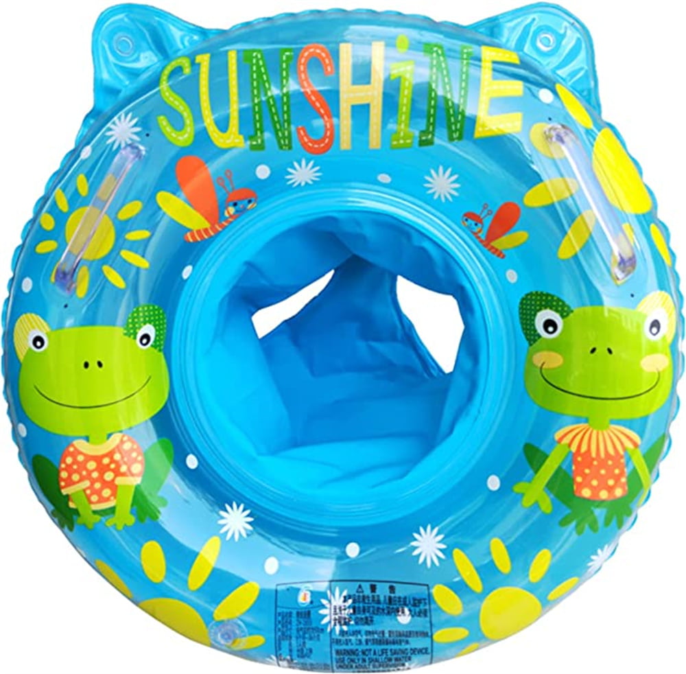 Baby Pool Float Swimming Ring Floats Safety Seat Double Airbag for Kids Toddler 