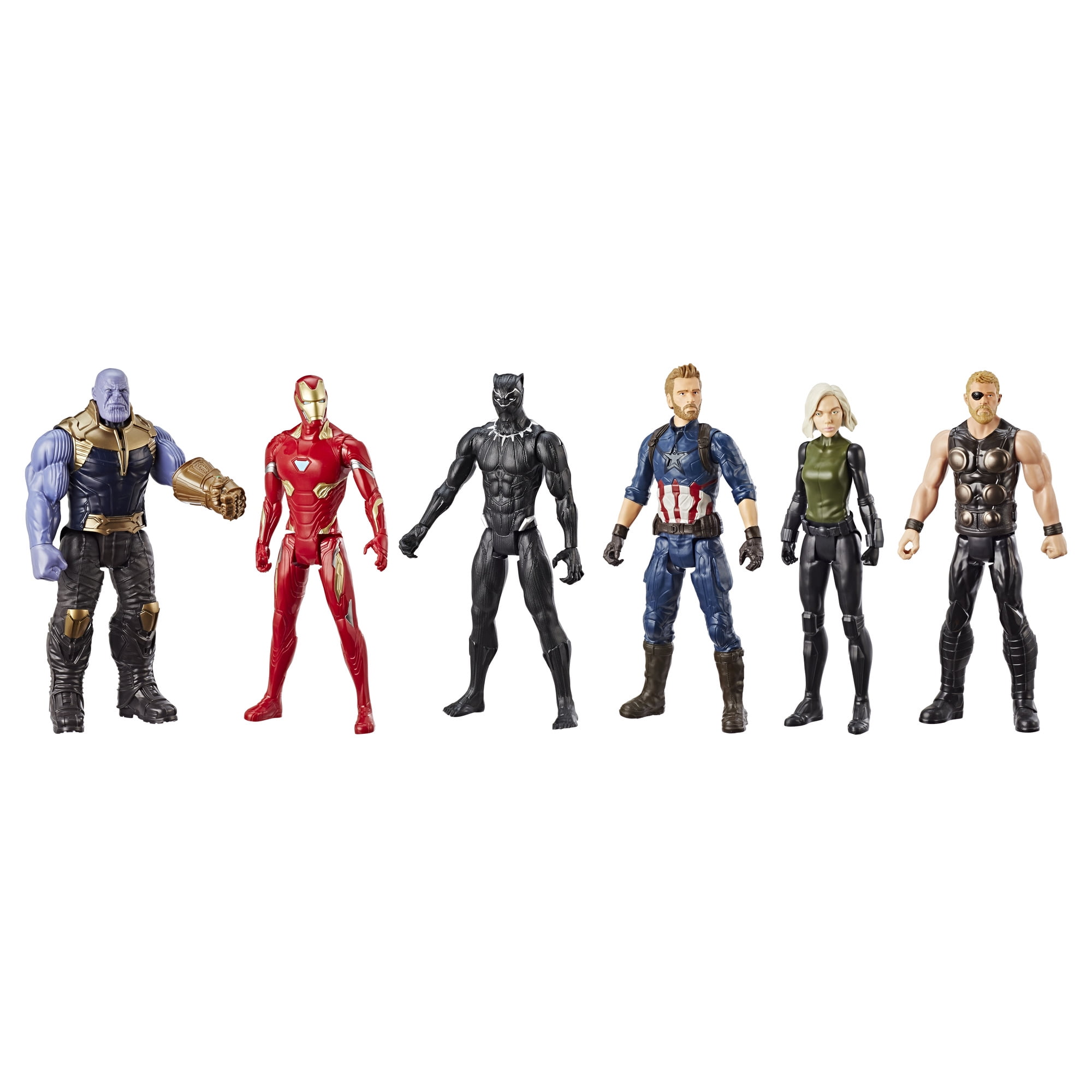 Marvel Avengers Infinity War Titan Hero 12" Assembled Collection Figures 6 Pack 