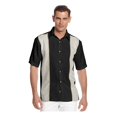 thumbnail image 1 of Camisa con Botones CubAvera para hombre de sarga color negro pequeño, 1 of 2