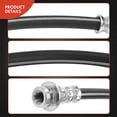 thumbnail image 5 of A-Premium Front Driver Brake Hydraulic Hose Compatible with Select Chevy, Buick, Pontiac and Saturn Models - Uplander 2005-2009, Terraza 2005-2007, Montana 2005-2009, Relay 2005-2007, 5 of 8