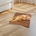 thumbnail image 5 of Barhoo Soft Reversible Fleece Pet Bed Mat Machine Washable Dog Crate Kennel Liner Comfortable Sleeping Pad for Small Medium Large Dogs Cats Home Travel Indoor Outdoor Use A Pet Bed, 5 of 7