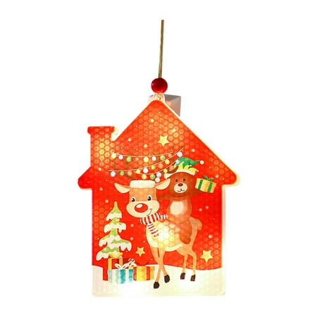 

Heiheiup Decorations Santa Tree LED Light-emitting Bar Hotel Christmas House Pendant Home Decor Christmas Centerpiece Decorations Live