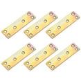 thumbnail image 4 of Uxcell 80mmx23mmx1.6mm Six Mount Holes Flat Straight Mending Fixing Plates Brackets 6pcs, 4 of 5