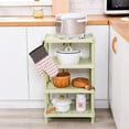 thumbnail image 3 of Estante de Almacenamiento de Plástico para Baño Zhivalor Cuadrado Verde, 3 of 8
