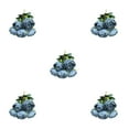 thumbnail image 1 of Guardoinrt 1/2/3/5 Exquisite Wedding Decor Realistic Appearance With Artificial Flower Bouquet haze blue 5PCS, 1 of 6