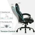 thumbnail image 5 of BestOffice 500lb Ergonomic Office Chair, Big and Tall, PU Leather for Men,  Women(Black), 5 of 7