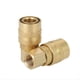 thumbnail image 5 of Conexiones Neumáticas 1/4NPT Juego de Cinco Piezas Conector Rápido Kit de Conexiones de Aire de Conexión Rápida de Latón Macizo, 5 of 6